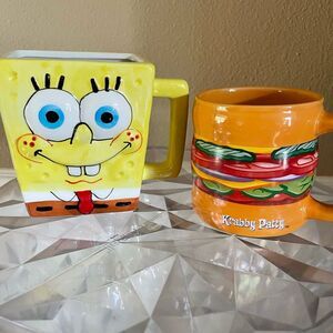SpongeBob and Krabby Patty Cups